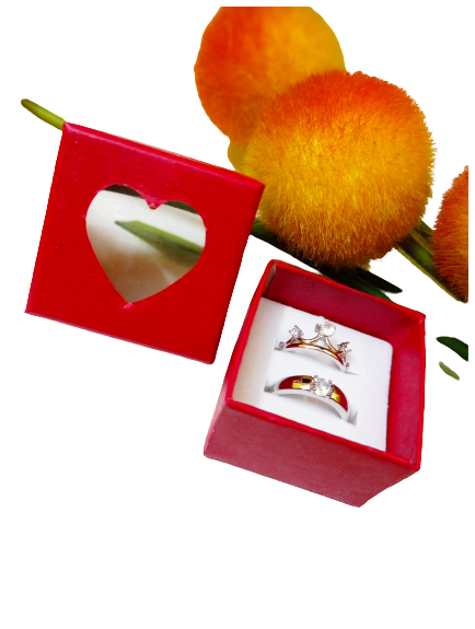 Share: Favorite (3) Gift box couple ring female fashion ring